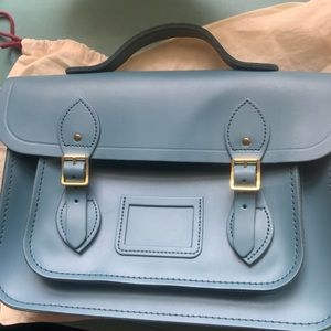 Rare Cambridge Satchel 13” Racing green
